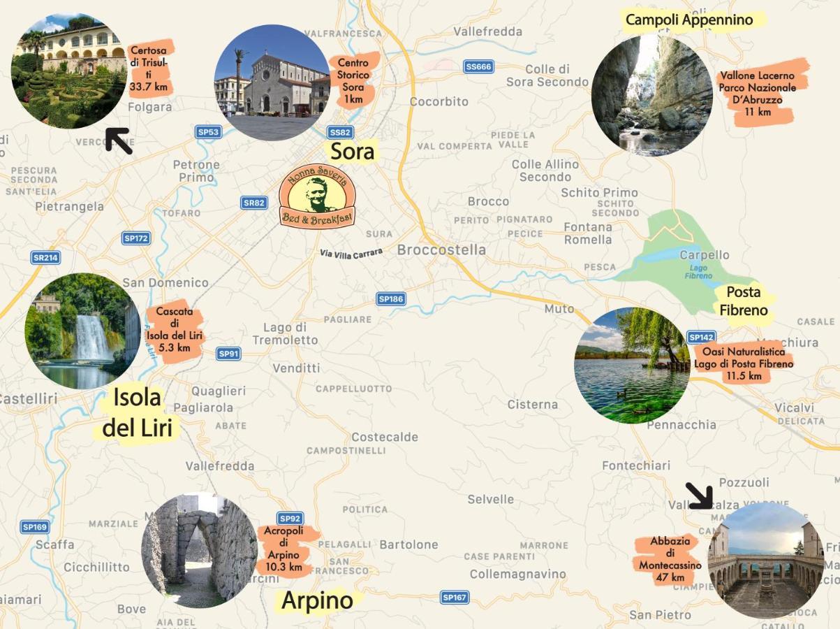 Residenza Nonna Saveria Сора Екстериор снимка